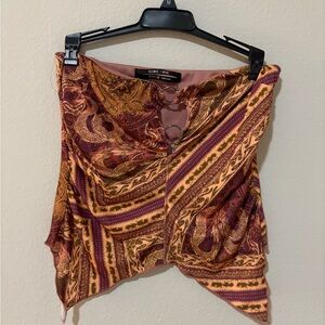 Silence + Noise Multicolor Crop Top